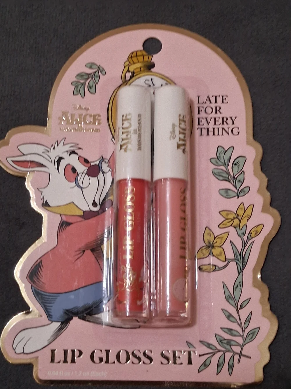 Disney Lip Gloss Set - Pink & Coral Tubes